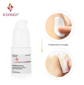 Close-up of concealer blending into skin with adaptive color formula, ideal for covering blemishes and uneven skin tone in UAE
